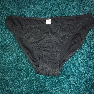 Large Black Bikini Bottoms